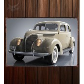 Металлическая табличка Ford V8 Deluxe Fordor Sedan (81A-730B)